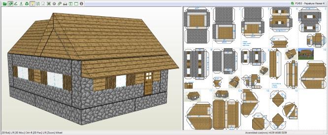 PAPERMAU: Minecraft - A Village House Paper Model In Minecraft Styleby  Oitansensei