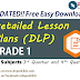 GRADE 1 DLP - Detailed Lesson Plans (UPDATED)