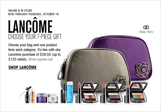 Free Lancome Gift Time Again This You Can Get Your At Bloomingdales And If Don T Have A In City Always