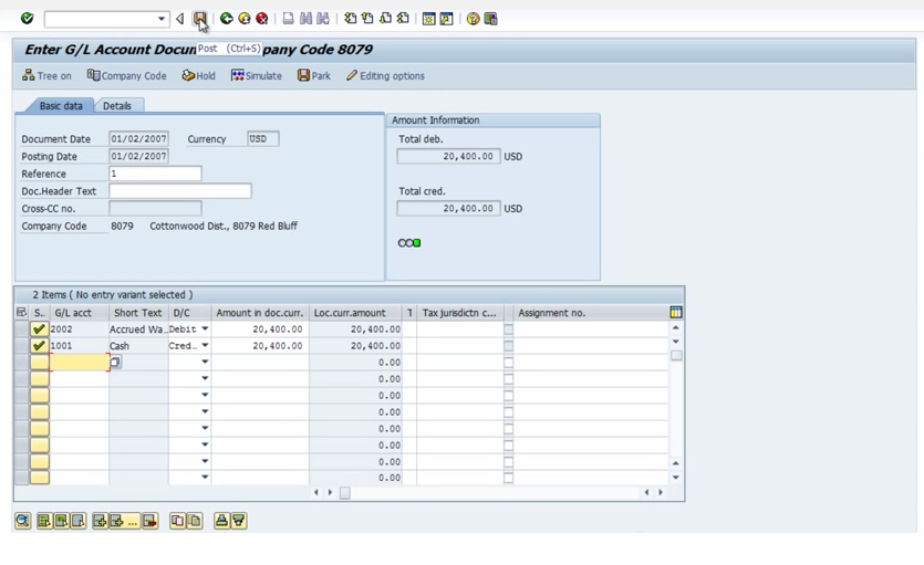 accounting document assignment table in sap