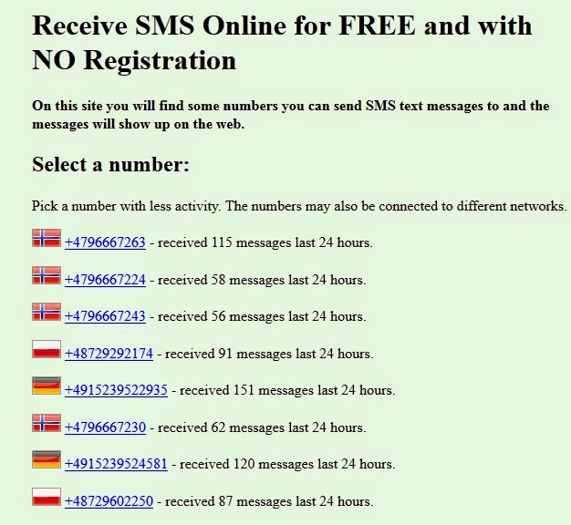 receive sms online