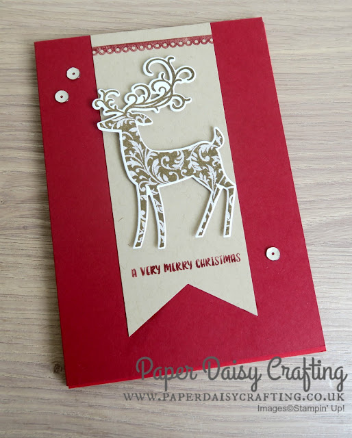 Dashing Deer Christmas Card by Stampin' Up!