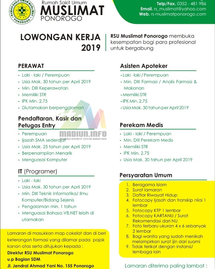 Gaji asisten apoteker di rumah sakit