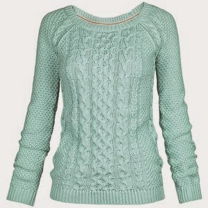 mint green jumper