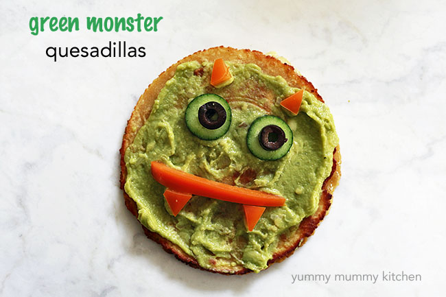 Green Monster Quesadillas