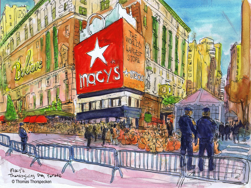 analog artist digital world macy s thanksgiving day parade