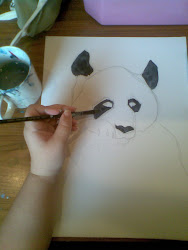 panda painting check