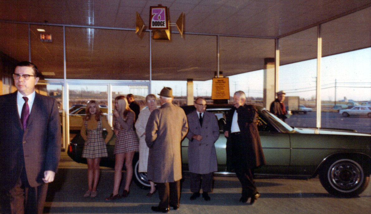 Just A Car Guy Reed Brothers Dodge dealership, in 1970, Rockville