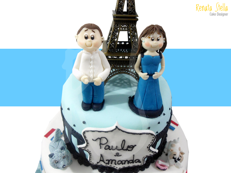 Renata Stella Cake Designer: Bolo de Aniversário - 50 anos
