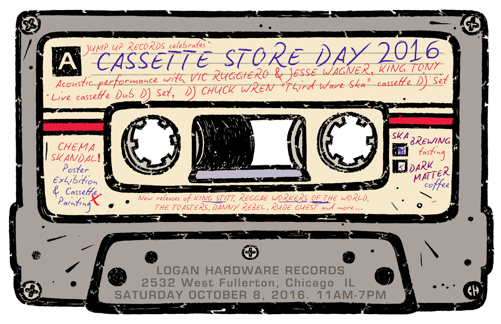 The Duff Guide to Ska 2016 Cassette Store Day Jump Up Records with