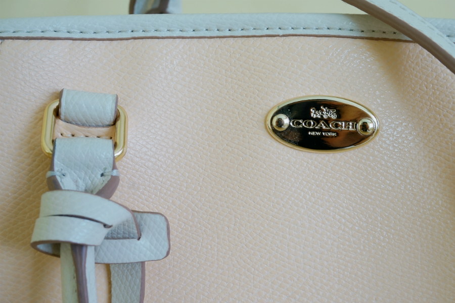 Handbag Reveal: COACH Margot Carryall Handbag in Bicolor Crossgrain Leather  (STYLE F34853) - Jello Beans