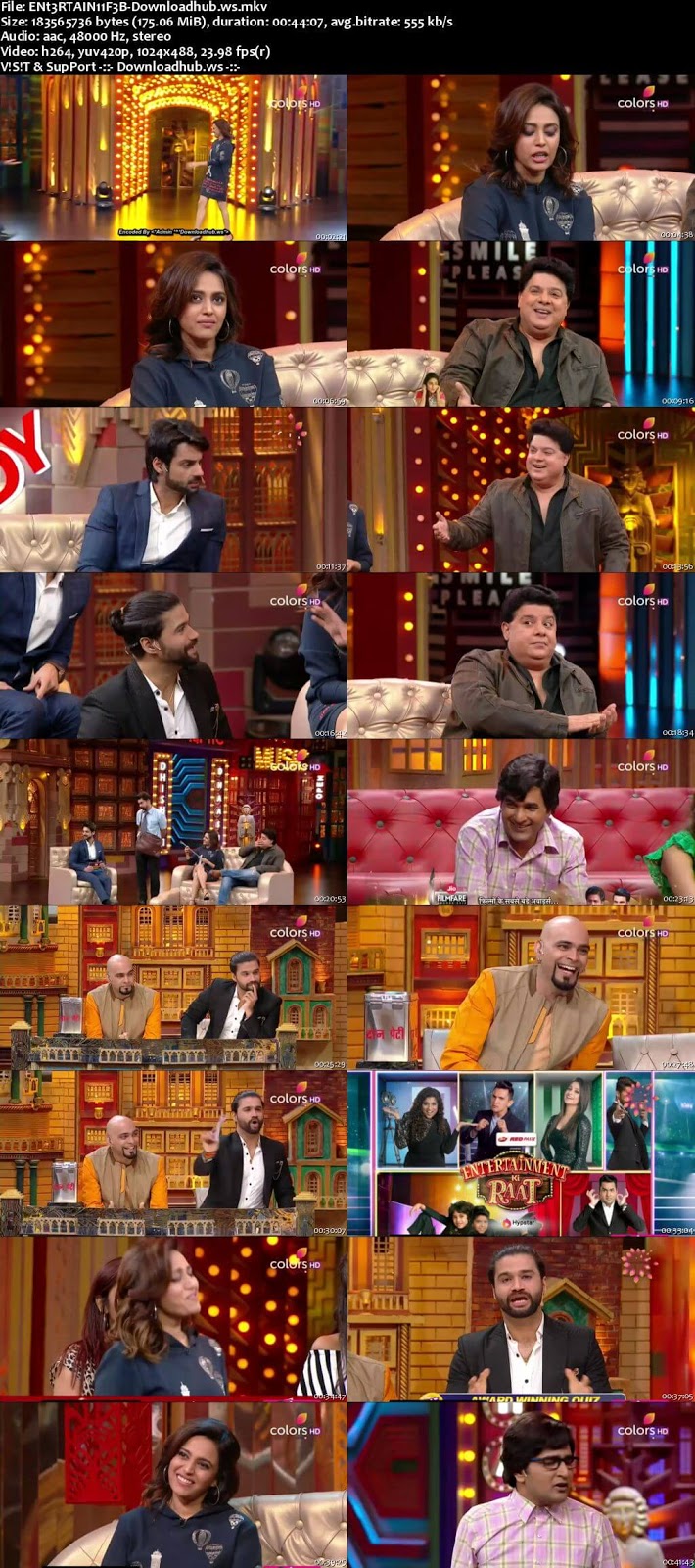 Entertainment Ki Raat 11 February 2018 Episode 25 HDTV 480p