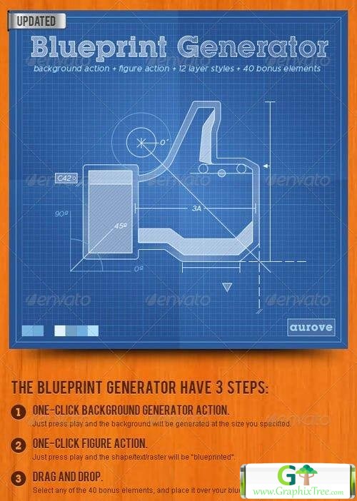 Blueprint Generator: Action + Layer Styles + Pat