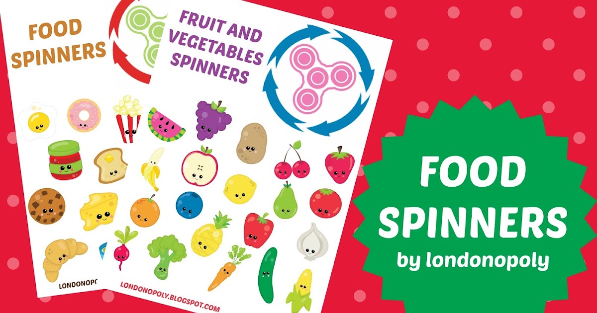 Londonopoly Food spinners obrazkowe szaleństwo ze spinnerami ;)