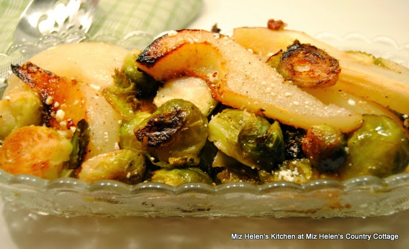 Brussels Sprouts with Pears