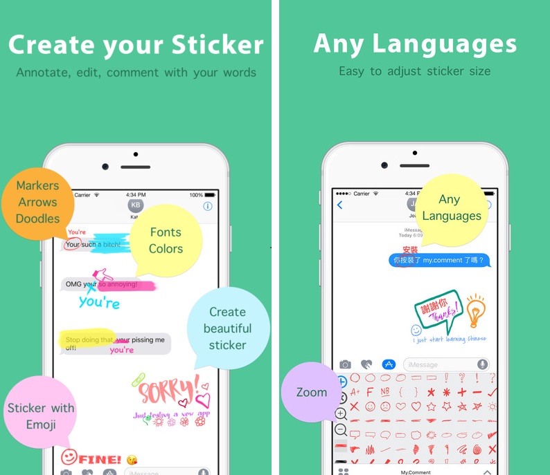 Virtous App Digest My Comment Stickers Sticker Maker for iMessage TechVirtous