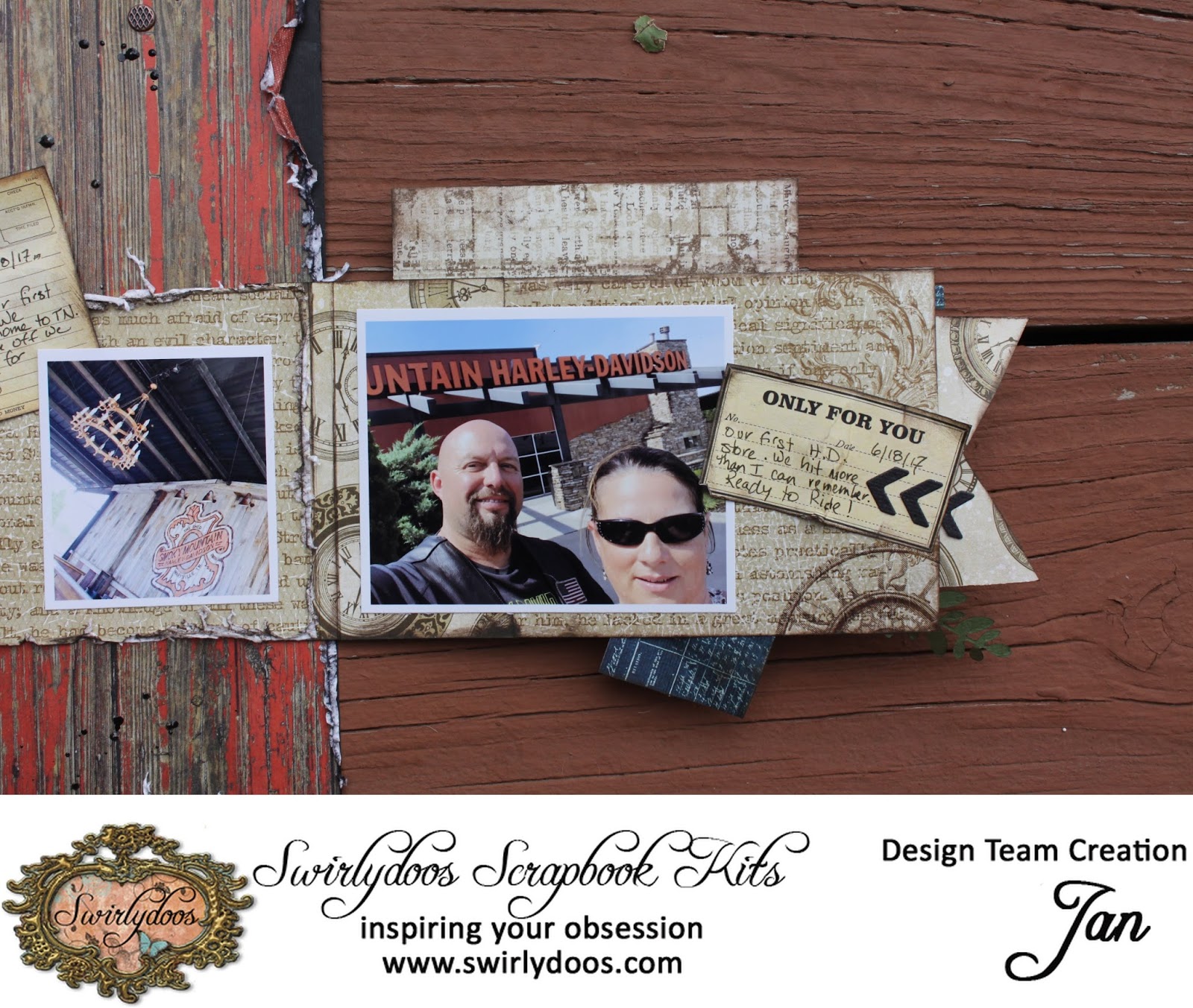 A Script for Scrappin' Swirlydoos July Reveal "Sprocket" with Jan