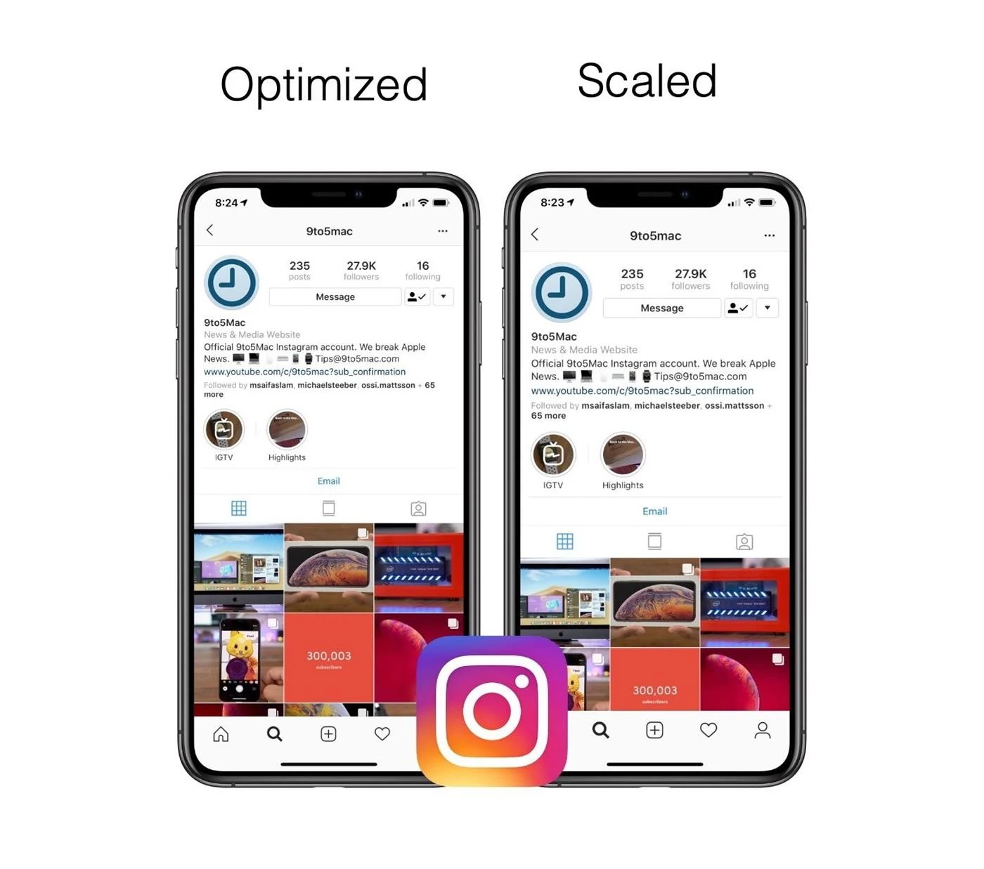 Instagram for iPhone XR and XS Max no longer optimized? Here’s why