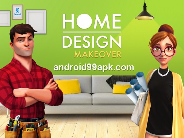 تحميل لعبة تصميم المنازل Home Design Makeover! النسخة مهكرة للاندرويد android apk free, mod games, android games
