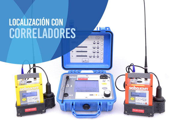 Localización de fugas con correlador y loggers Localización de fugas con correlador y loggers