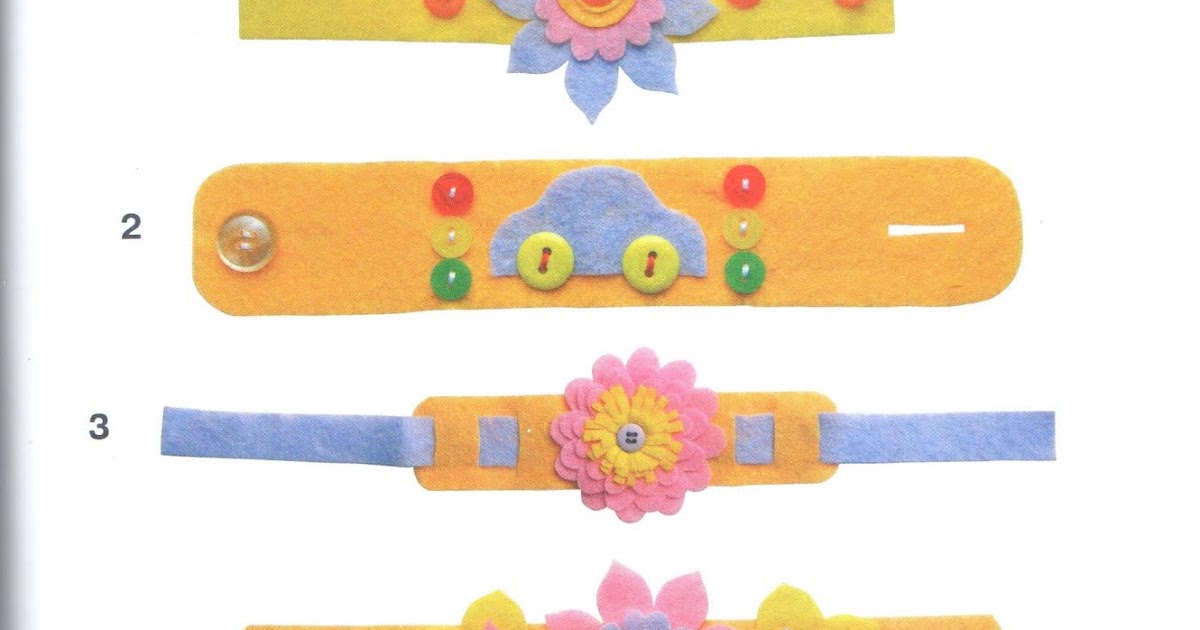 браслет из фетра. детские браслеты из фетра. браслет из фетра и пуговиц. браслет из фетра. браслет из фетра.