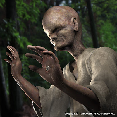 modobot: modo-Zbrush 妖怪「手の目」