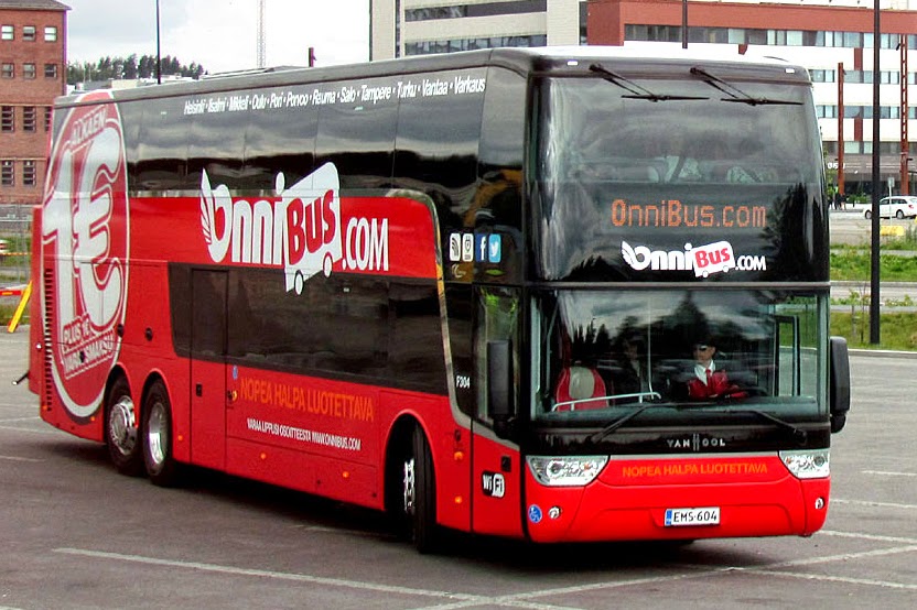 Amazing Finland: Onnibus: the low-cost bus company