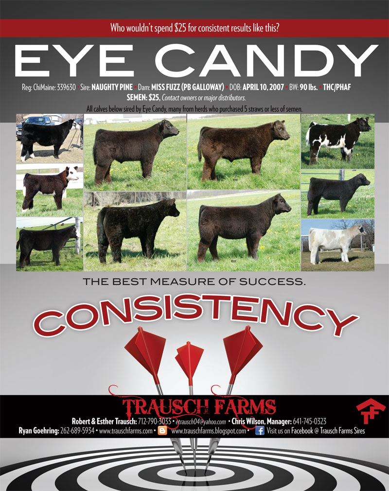 Trausch Farms Eye Candy Ad for June