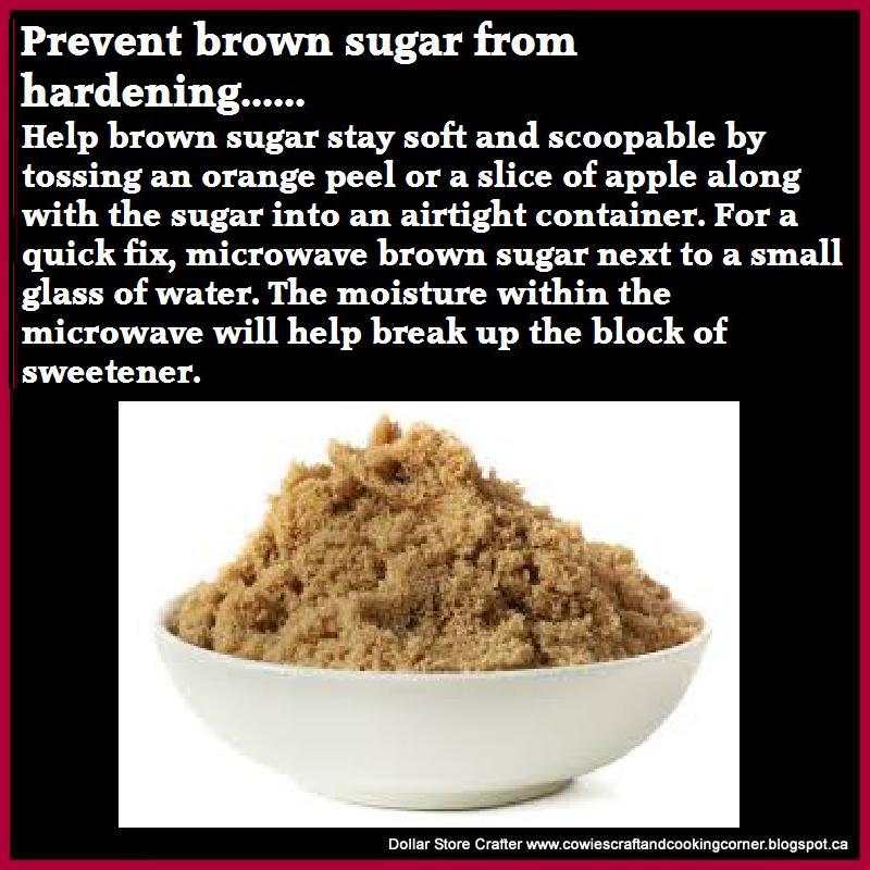 Dollar Store Crafter Keep Your Brown Sugar Soft And Fresh Food Tip