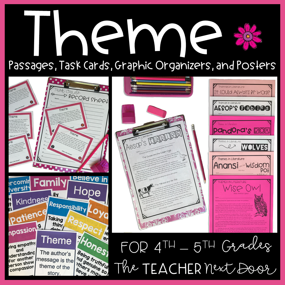 Upper Elementary Snapshots Activities to Teach Theme