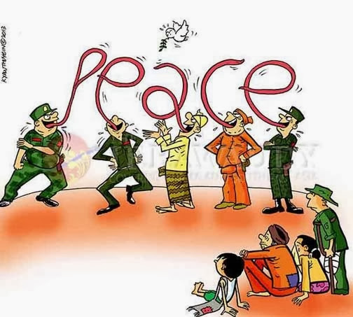 ျငိမ္းခ်မ္းေရး…. ဟိုး… အေဝးမွာ (၆) – Aung Din