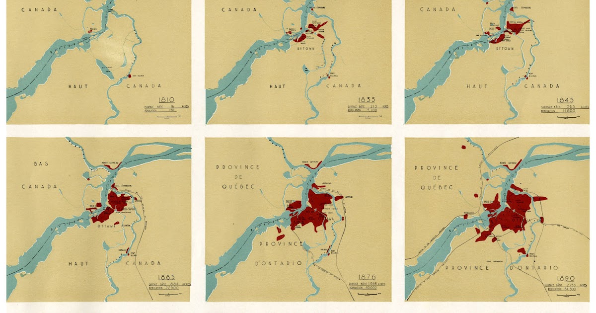 GéoOutaouais Gatineau et Ottawa cartes et anachronismes