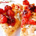 Focaccia con tomates cherry asados y esgarraet
