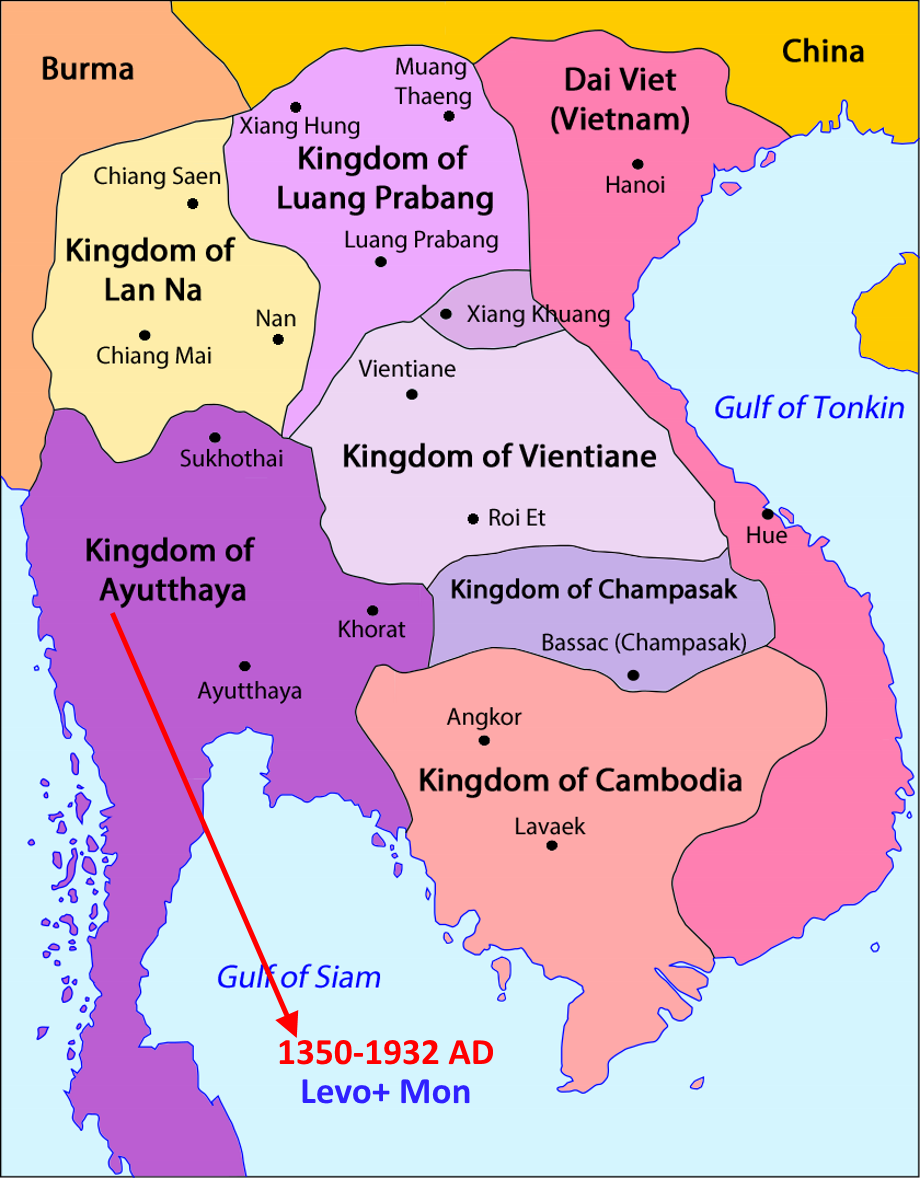 វិទ្យាសាស្រ្តយោធាកម្ពុជា Kingdoms Around Khmer Empire