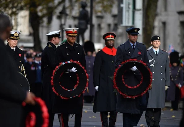 Queen Elizabeth, Duchess Camilla, Kate Middleton, Meghan Markle, Prince Harry, Duchess of Sussex, Countess Sophie at sunday service