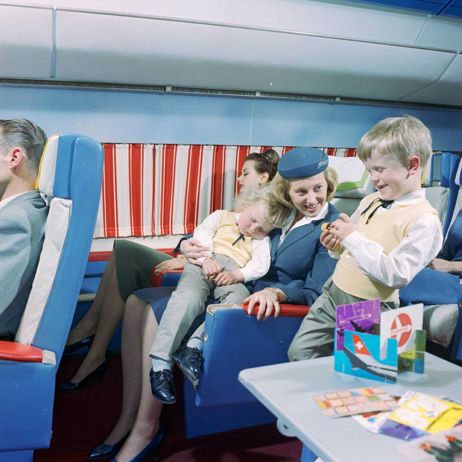 flying first class 1960s%2B%25282%2529 - Voando na primeira classe na década de 60