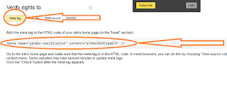 Yandex directory submission