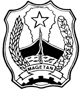 Logo Magetan Hitam Putih
