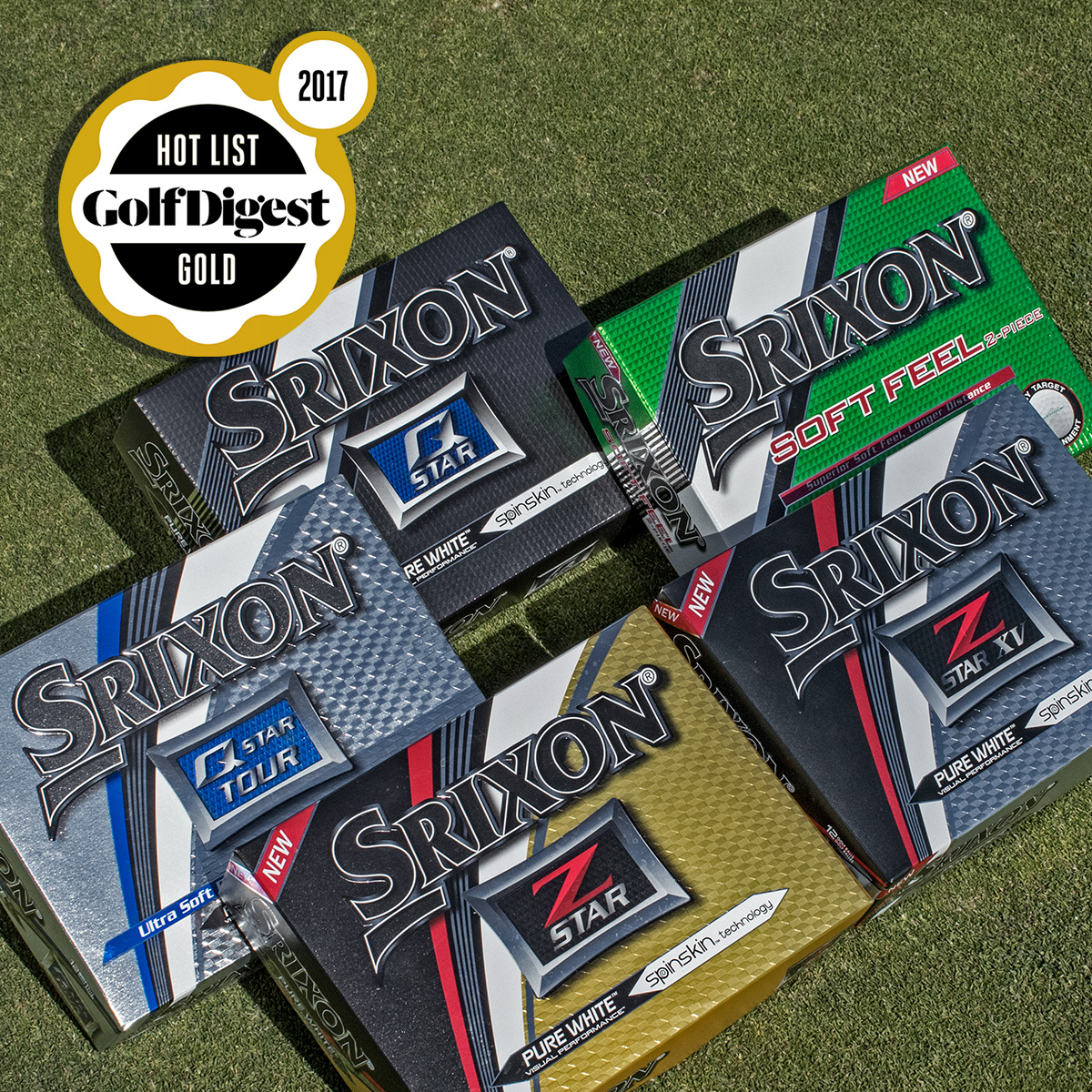 American Golfer Srixon Earns Gold Medal for Every Ball Entered on 2017