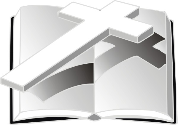 free clip art cross and bible - photo #11