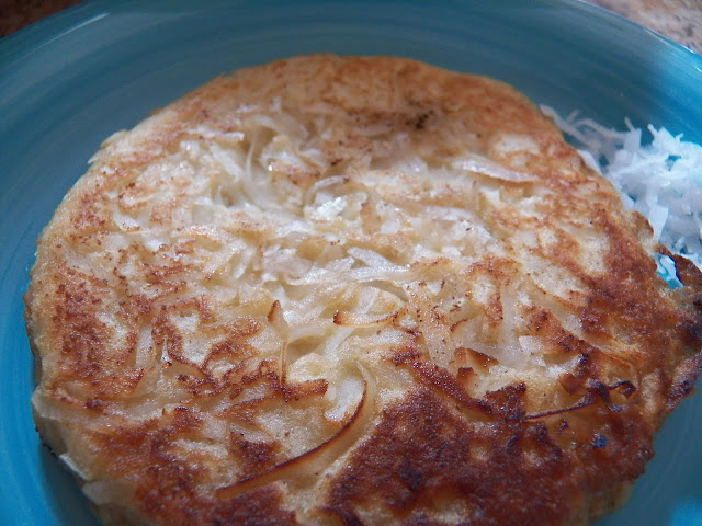 Banana Pancakes with Coconut and Pecans