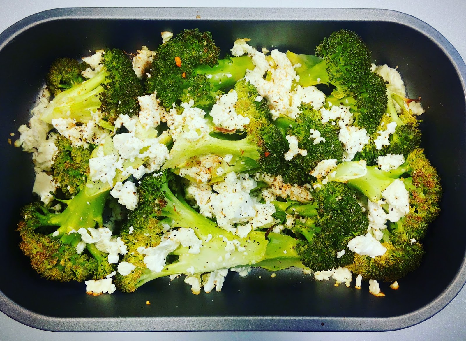 Exkurs: Gesund kochen. : Brokkoli mit Feta aus dem Ofen