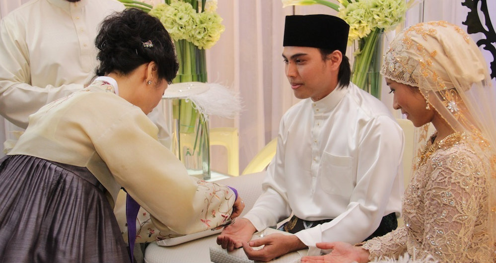 Gambar pra perkahwinan & pernikahan Jehan Miskin dan pasangannya 4 Mei