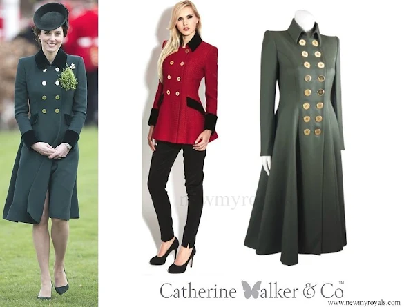 Kate Middleton wore a new Catherine Walker coat