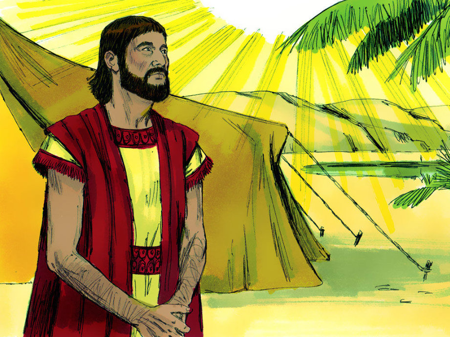 Abraham and His Family Moved to a New Land