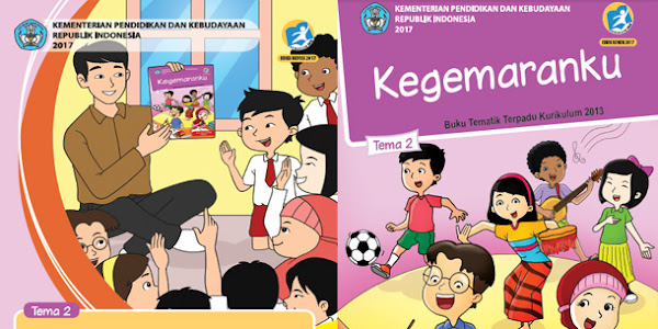 Buku Kurikulum 2013 SD/MI Kelas 1 Tema 2 Edisi Revisi 2017 Untuk Guru dan Siswa
