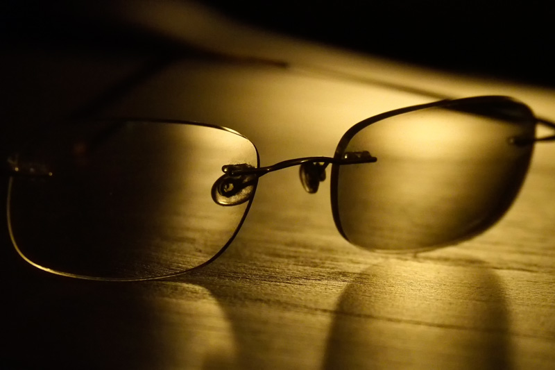 PhotoReflect Rimless spectacles