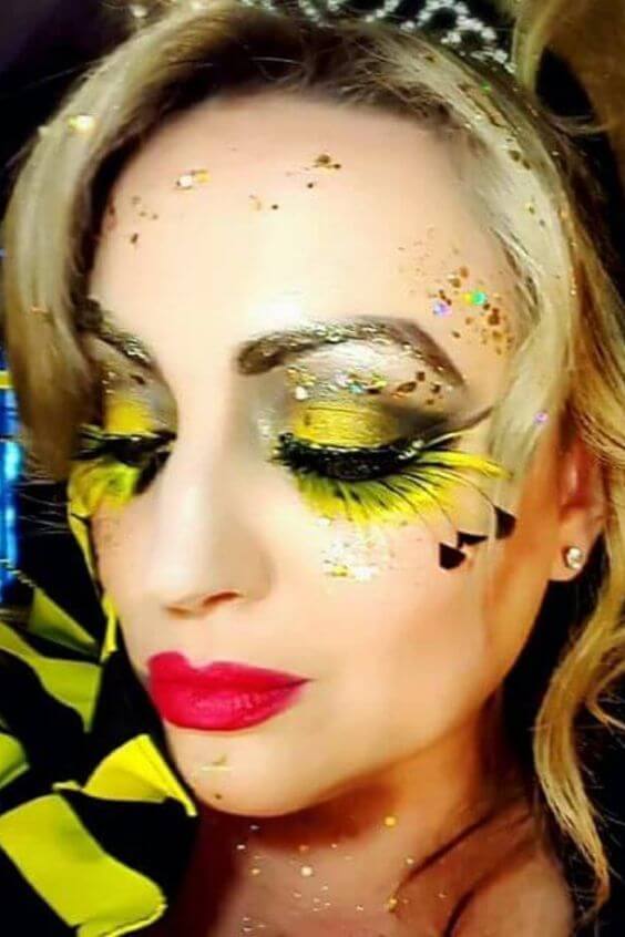 ✘ 23 Unique Bumblebee Makeup For Halloween We’ve Ever Seen so you should be searching for what Bumblebee Makeup you are going to make ✘ 23 Unique Bumblebee Makeup For Halloween We’ve Ever Seen
