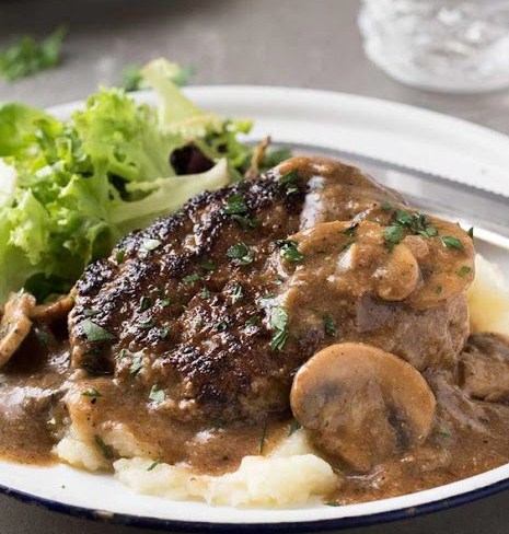 Salisbury Steak with Mushroom Gravy Salisbury Steak with Mushroom Gravy