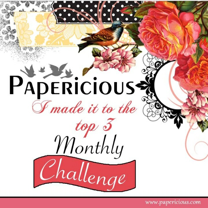 Made it to Top 3 in Papericious challenge
